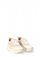 Laviovil İçi Dışı Hakiki Deri Bej Bağcıklı Kadın Casual Ayakkabı AH089822611115