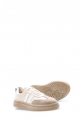 Laviovil İçi Dışı Hakiki Deri Bej Beyaz Poli Taban Kadın Casual Ayakkabı AH08217261877