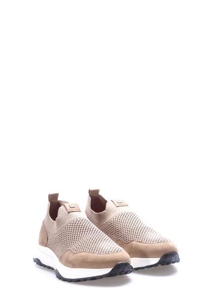 Laviovil İçi Dışı Hakiki Deri Bej EVA Erkek Spor Sneaker Ayakkabı AH082141312634