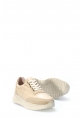 Laviovil İçi Dışı Hakiki Deri Bej Kadın Casual Ayakkabı AH089822611106