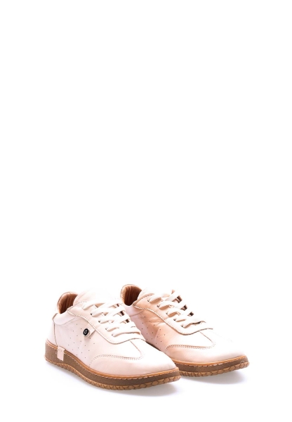 Laviovil İçi Dışı Hakiki Deri Bej Tarz Kadın Casual Ayakkabı AH082462612108