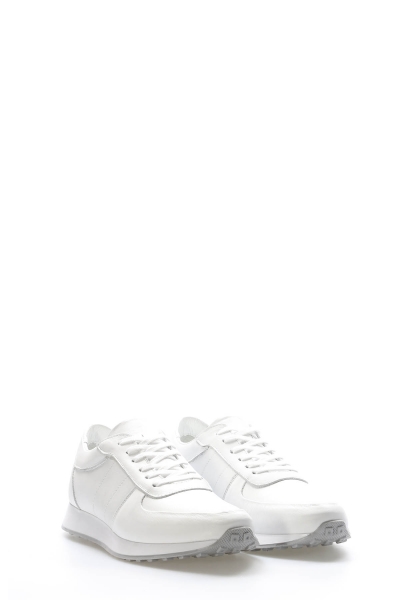 Laviovil İçi Dışı Hakiki Deri Beyaz Erkek Spor Sneaker Ayakkabı AH08951131661