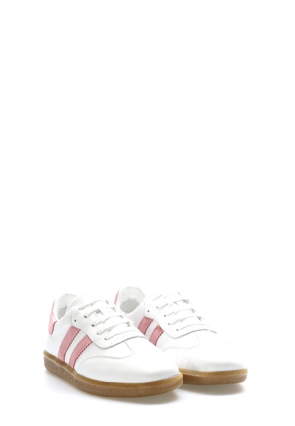 Laviovil İçi Dışı Hakiki Deri Beyaz Fuji Kadın Casual Ayakkabı AH081822612429