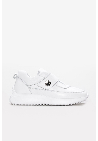 Laviovil İçi Dışı Hakiki Deri Beyaz Kadın Casual Günlük Ayakkabı AH0813626191115