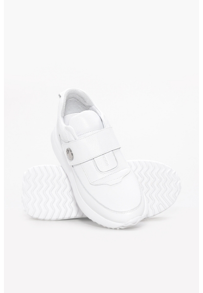 Laviovil İçi Dışı Hakiki Deri Beyaz Kadın Casual Günlük Ayakkabı AH0813626191115