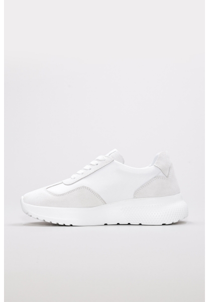 Laviovil İçi Dışı Hakiki Deri Beyaz Kadın Spor Ayakkabı AH089822611155