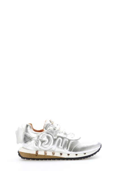 Laviovil İçi Dışı Hakiki Deri Gümüş Kadın Casual Ayakkabı AH08167261400568