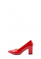 Laviovil İçi Dışı Hakiki Deri Kırmızı Rugan Kadın Kalın Topuklu Ayakkabı AH08064261462