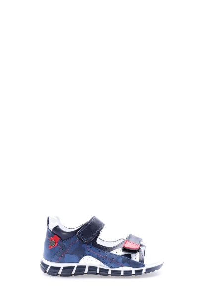 Laviovil İçi Dışı Hakiki Deri Lacivert Unisex Çocuk Sandalet AH08612241984