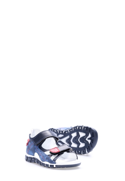 Laviovil İçi Dışı Hakiki Deri Lacivert Unisex Çocuk Sandalet AH08612241984
