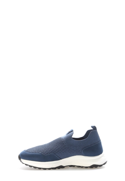 Laviovil İçi Dışı Hakiki Deri Mavi EVA  Erkek Spor Sneaker Ayakkabı AH0821413125496