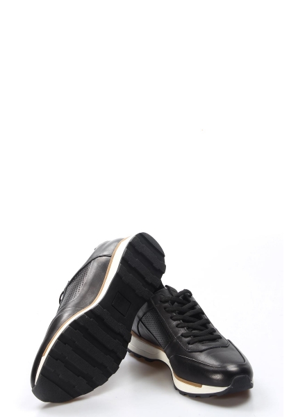 Laviovil Siyah İçi Dışı Gerçek Hakiki Deri Poli Taban Sneaker Erkek Spor Ayakkabı LV33723131230