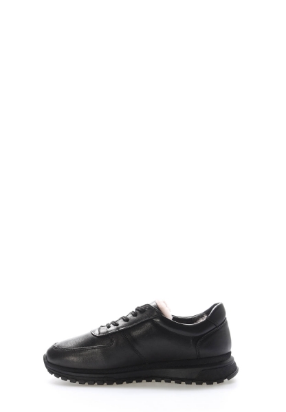 Laviovil İçi Dışı Hakiki Deri Siyah Erkek Spor Sneaker Ayakkabı AH08154111317186