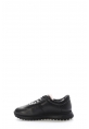 Laviovil İçi Dışı Hakiki Deri Siyah Erkek Spor Sneaker Ayakkabı AH08154111317186