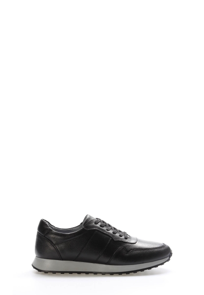 Laviovil İçi Dışı Hakiki Deri Siyah Erkek Spor Sneaker Ayakkabı AH08951131071201918