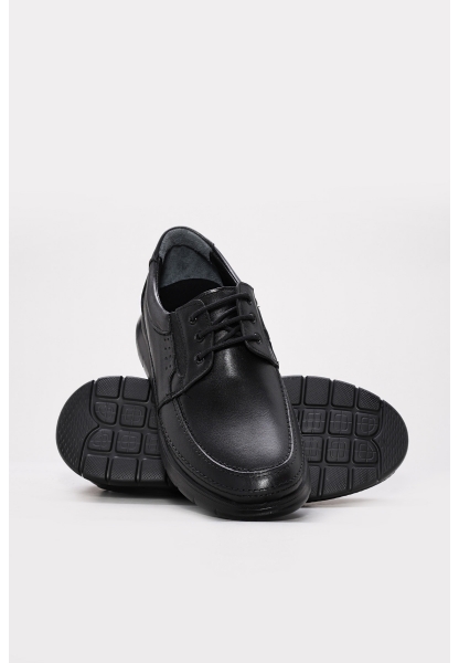 Laviovil İçi Dışı Hakiki Deri Siyah EVA Erkek Casual Günlük Ayakkabı AH089511312035326