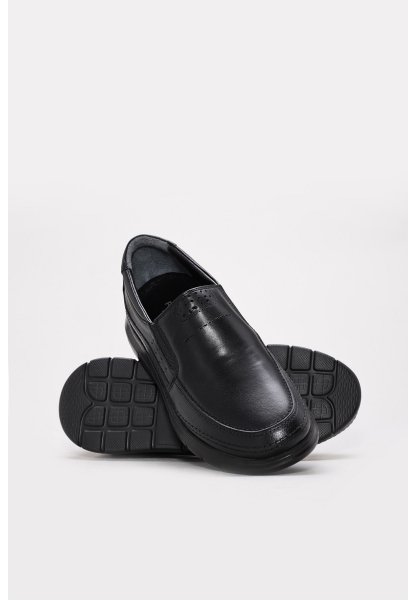 Laviovil İçi Dışı Hakiki Deri Siyah EVA Erkek Casual Günlük Ayakkabı AH089511312045326