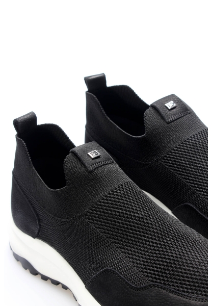 Laviovil İçi Dışı Hakiki Deri Siyah EVA Erkek Spor Sneaker Ayakkabı AH082141312533