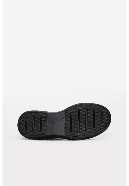 Laviovil İçi Dışı Hakiki Deri Siyah Platin Kız Çocuk Casual Günlük Ayakkabı AH08837241947