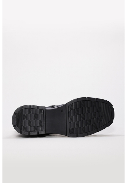 Laviovil İçi Dışı Hakiki Deri Siyah Tarz Kadın Bot AH0823319261706