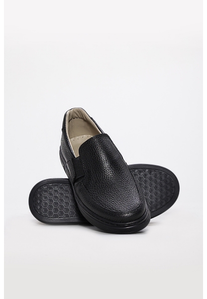 Laviovil İçi Dışı Hakiki Deri Siyah Unisex Çocuk Casual Günlük Ayakkabı AH087706161861320