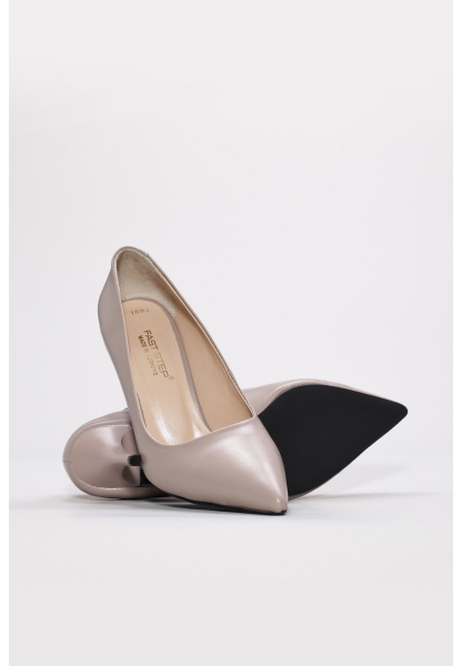 Laviovil İçi Dışı Hakiki Deri Vizon Kadın İnce Topuklu Ayakkabı AH082152611987