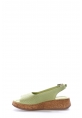 Laviovil İçi Dışı Hakiki Deri Yeşil Rahat  Kadın Sandalet AH08227261153296