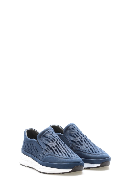 Laviovil İçi Dışı Hakiki Nubuk Deri Kot Erkek Spor Sneaker Ayakkabı AH088561315115