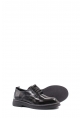 Laviovil İçi Dışı Hakiki Rugan Deri Siyah Bağcıklı Kadın Casual Ayakkabı AH0821726121007