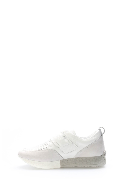 Laviovil İçi Dışı Hakiki Süet Deri Beyaz Kadın Casual Ayakkabı AH083562611660