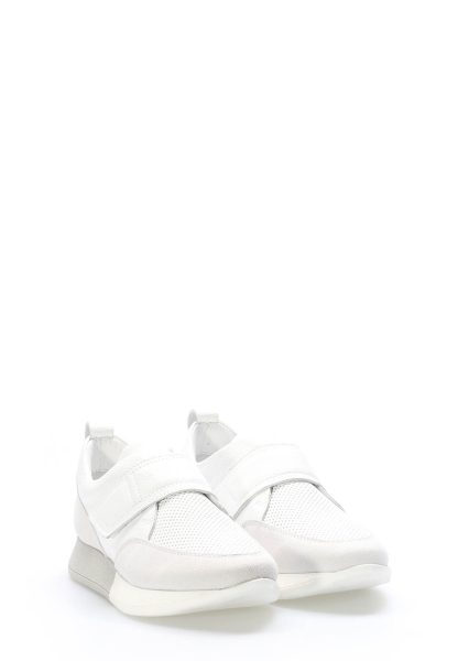 Laviovil İçi Dışı Hakiki Süet Deri Beyaz Kadın Casual Ayakkabı AH083562611660