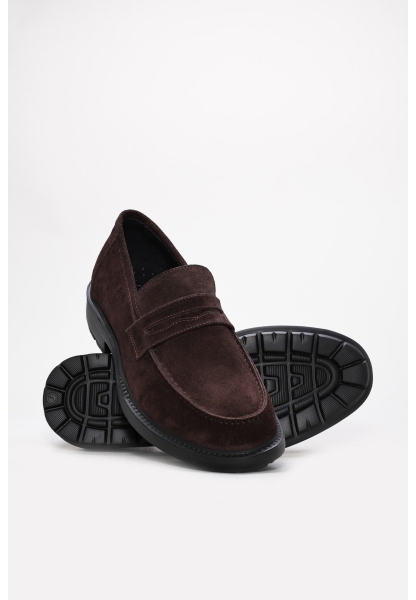 Laviovil İçi Dışı Hakiki Süet Deri Kahve EVA Erkek Casual Ayakkabı AH082141314196