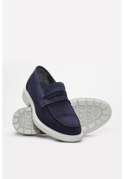 Laviovil İçi Dışı Hakiki Süet Deri Lacivert Erkek Casual Ayakkabı AH082141314196