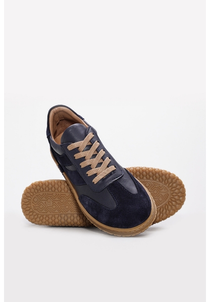 Laviovil İçi Dışı Hakiki Süet Deri Lacivert Kadın Casual Günlük Ayakkabı AH082462612109