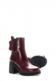 Laviovil İçi Kürklü Dışı Hakiki Deri Bordo Kadın Kalın Topuklu Bot AH0821711261065808