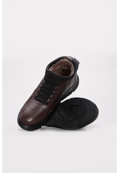 Laviovil İçi Kürklü Dışı Hakiki Deri Kahve Erkek Spor Bot AH0812611131831