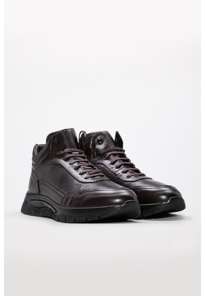 Laviovil İçi Kürklü Dışı Hakiki Deri Kahve Erkek Spor Bot AH0821411131355