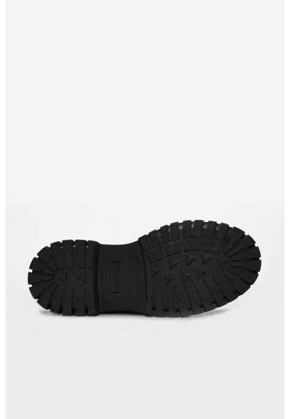 Laviovil İçi Kürklü Dışı Hakiki Floter Deri Siyah Kadın Klasik Bot AH0825711261732