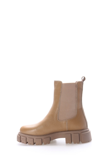 Laviovil İçi Kürklü Dışı Hakiki Floter Deri Vizon Kadın Klasik Bot AH08710112616112