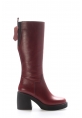 Laviovil İçi  Yarım Kürklü Dışı Hakiki Deri Bordo Kadın Klasik Çizme AH082172526166108