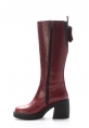 Laviovil İçi  Yarım Kürklü Dışı Hakiki Deri Bordo Kadın Klasik Çizme AH082172526166108