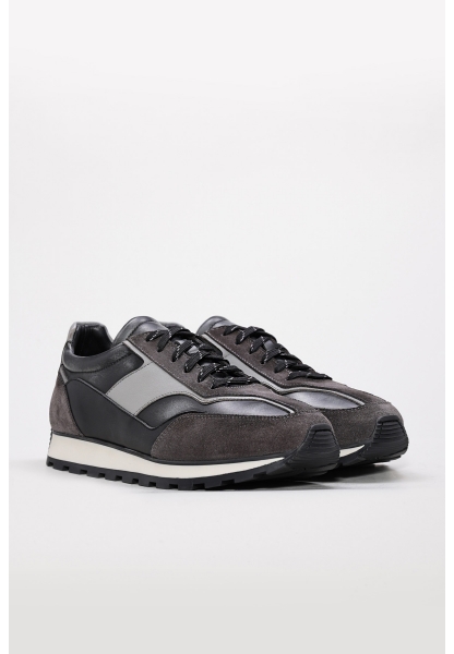Laviovil Kaliteli Hakiki Deri Gri EVA  Erkek Spor Sneaker Ayakkabı AH08530131255736