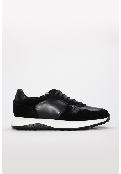 Laviovil Kaliteli Hakiki Deri Siyah Antik EVA Erkek Sneaker Ayakkabı AH08530131256926