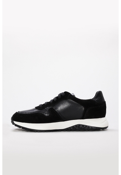 Laviovil Kaliteli Hakiki Deri Siyah Antik EVA Erkek Sneaker Ayakkabı AH08530131256926
