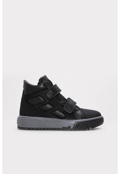 Laviovil Kaliteli Hakiki Deri Siyah Tarz Unisex Çocuk Spor Bot AH08612196116316