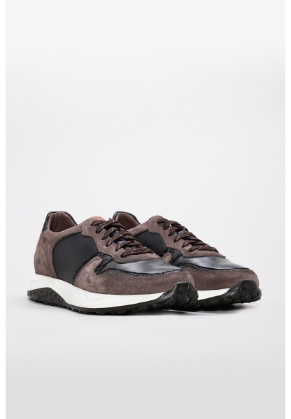 Laviovil Kaliteli Hakiki Süet Deri Kahve EVA Erkek Sneaker Ayakkabı AH08530131256926