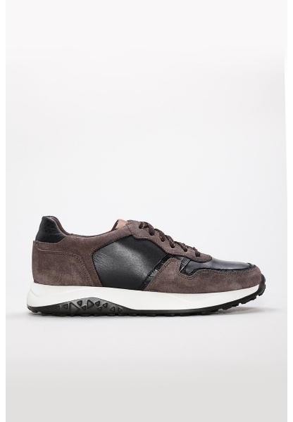 Laviovil Kaliteli Hakiki Süet Deri Kahve EVA Erkek Sneaker Ayakkabı AH08530131256926
