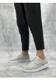 LVO0003 Bağcıklı Klasik Spor Keten Beyaz Taban Casual Erkek Ayakkabı