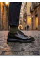 LVO0003 Yeni Sezon Siyah Rugan Lüks Brouge Klasik Ayakkabı