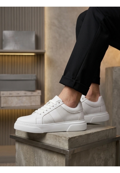 LVO0247 Erkek Sneaker Günlük Casual Spor Ayakkabı Beyaz